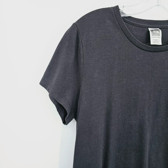 The North Face Tee L Black Short Sleeve Burnout Owl Mandala Graphic Lightweight - Picture 3 of 11